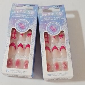 Impress Press On Nails   M Lenght New